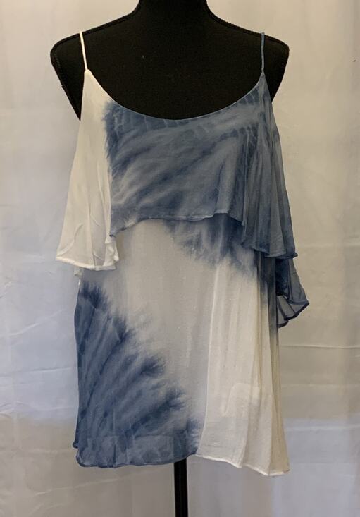 Green Dragon Tops - Tie Dye Swing Camisole Tank Top - Size L